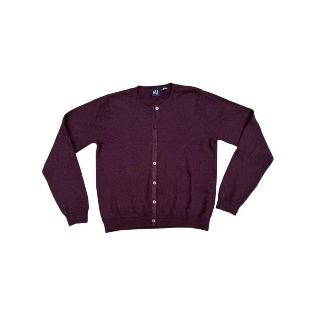 Preppy Academia Classic Gap Button Front Cardigan - M